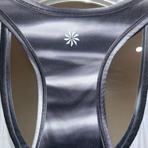 Athleta Black & White Racerback Tank Top - Picture 3 of 3